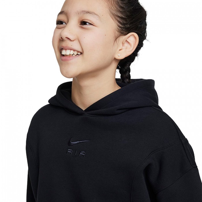 Толстовка Nike G NSW AIR CROP HOODIE DX5008-010 - изображение №4