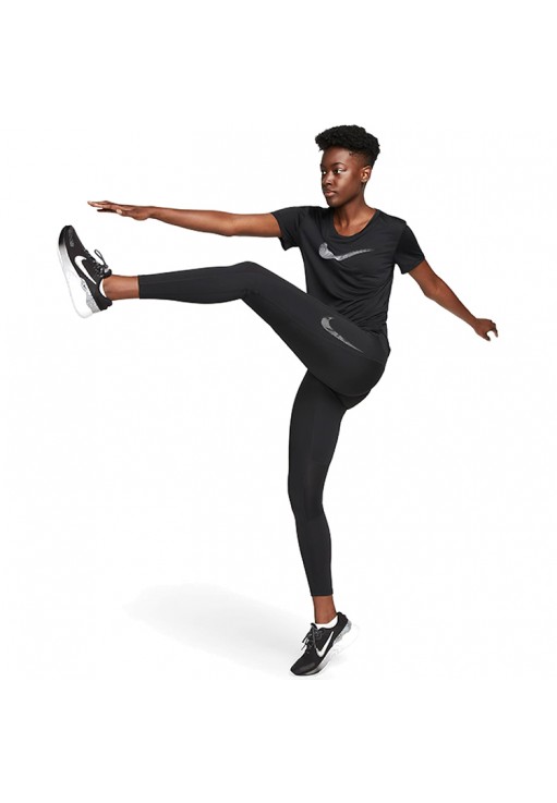 Panta-colanti Nike W NK DF FST MR 7/8 TGHT SW HBR