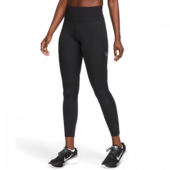 Легинсы Nike W NK DF FST MR 7/8 TGHT SW HBR FB4656-010 - 4