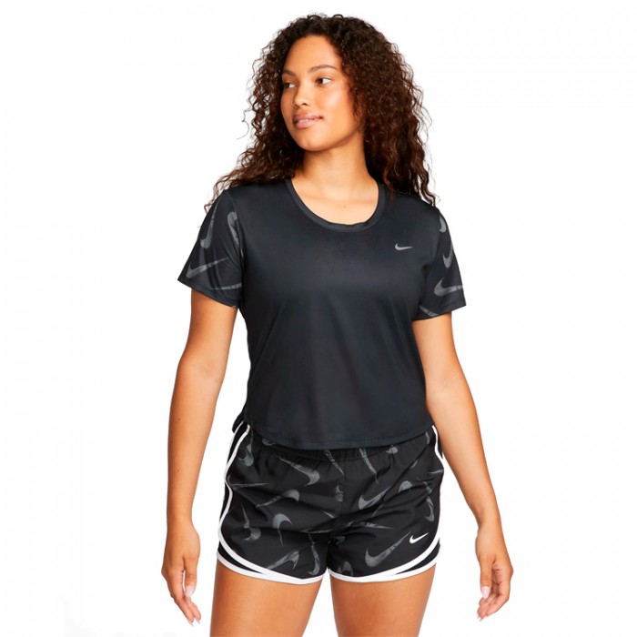 Футболка Nike W NK DF SWOOSH AOP SS CROP FB4681-010 - 2