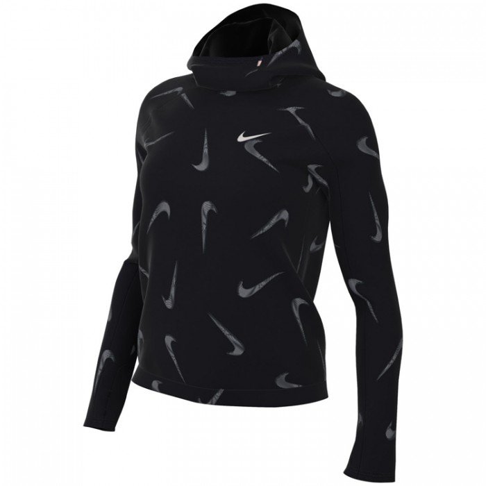 Толстовка Nike W NK DF SWSH PRNT PACER HOODED FB4952-010 - 2