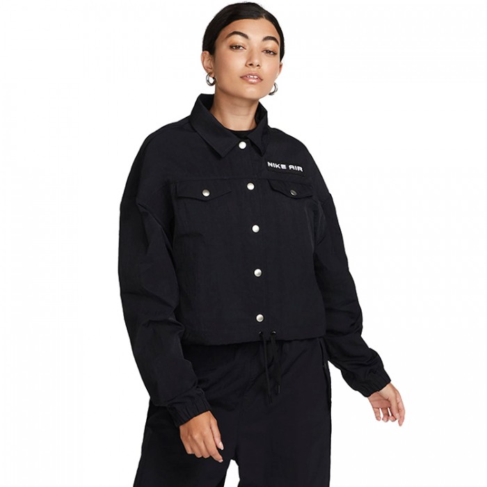 Scurta Nike W NSW AIR WVN MOD CROP JKT FB8077-010 - 4