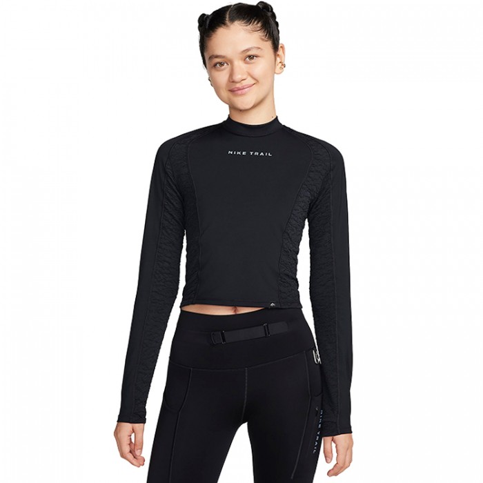 Толстовка Nike W NK TRAIL DF LS TOP FN4706-010