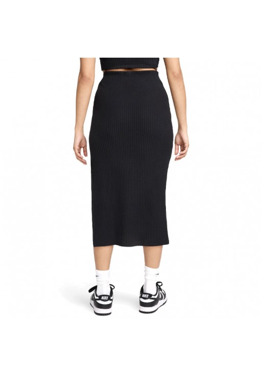 Fusta Nike W NSW NK CHLL KNT RIB MD SKIRT