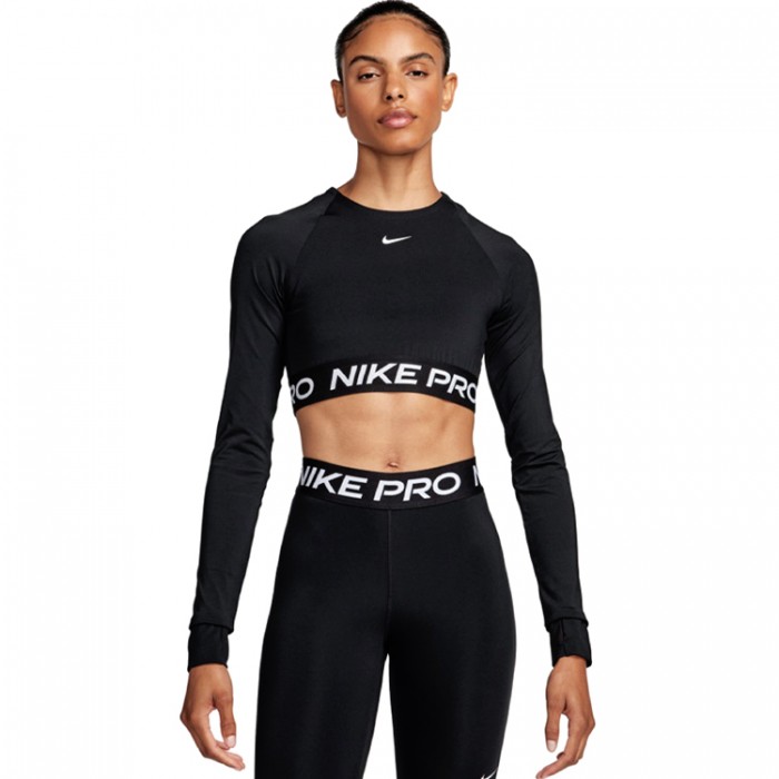 Толстовка Nike PRO DF 365 CROP LS FV5484-010