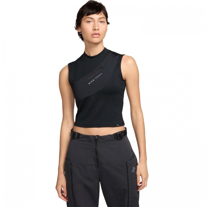 Майка Nike W NK TRAIL DF STORAGE TANK FV6384-010 - изображение №3