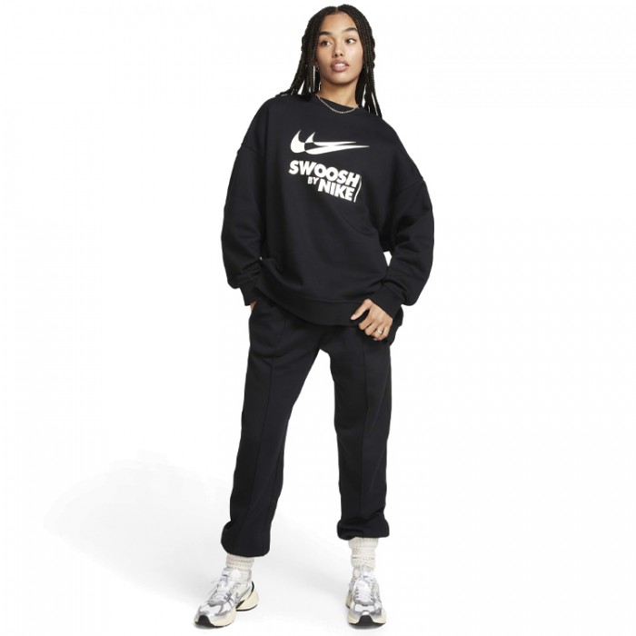 Толстовка Nike W NSW FLC OS CREW GLS FZ4631-010 - 2