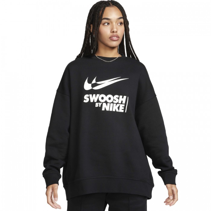 Толстовка Nike W NSW FLC OS CREW GLS FZ4631-010 - 3
