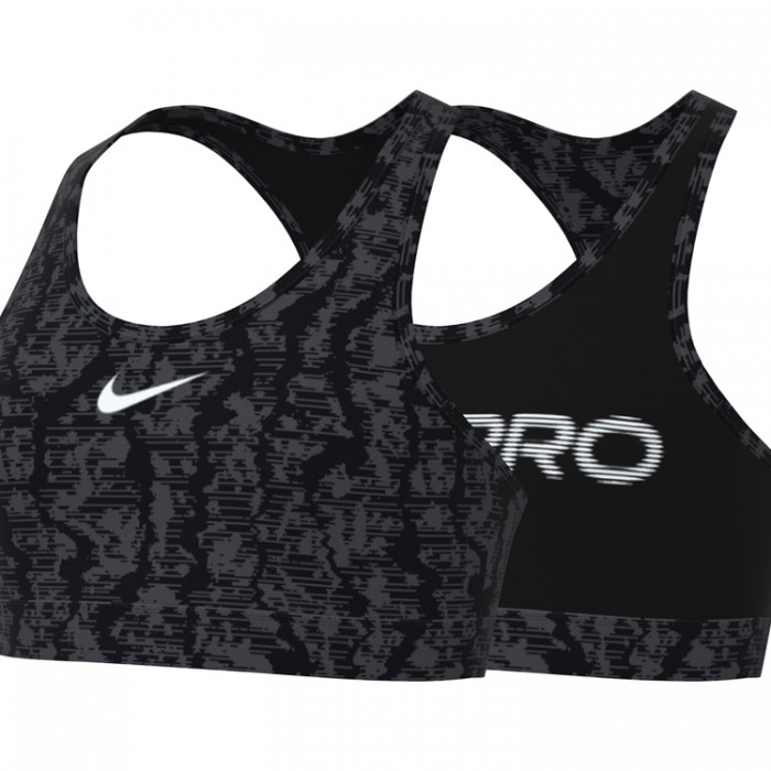 Спортивное бра Nike G NK SWSH REV AOP BRA FZ5820-010 - изображение №3