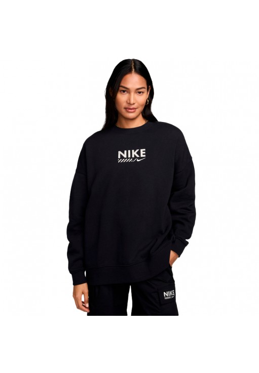Толстовка Nike W NSW FLC OS CREW GLS