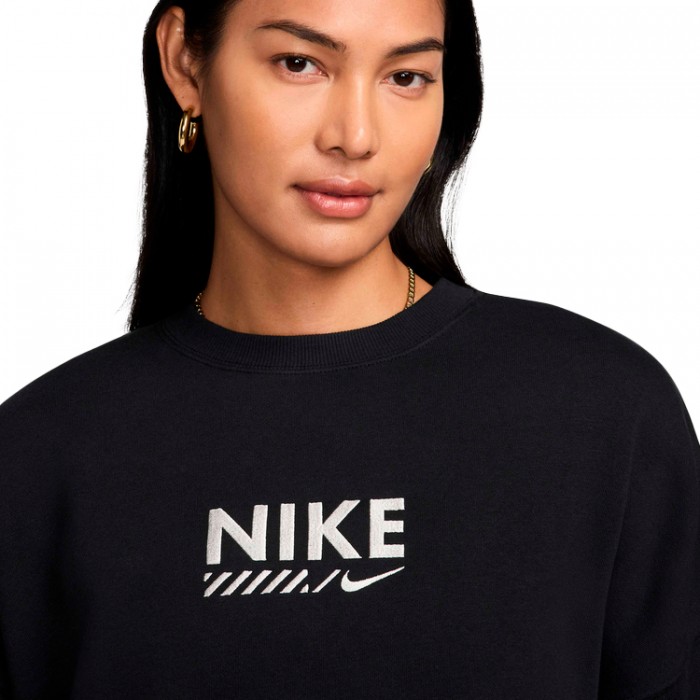 Толстовка Nike W NSW FLC OS CREW GLS HM4318-010 - 2