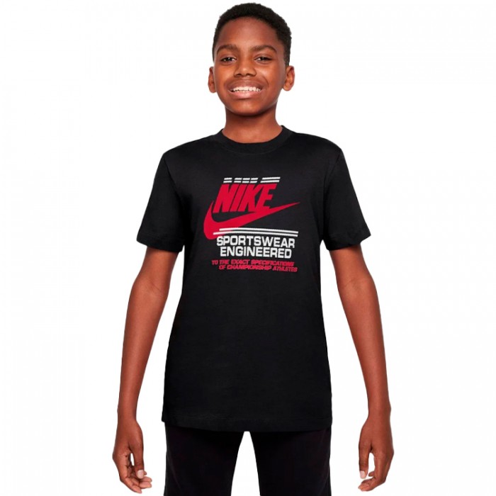 Футболка Nike K NSW TEE BRANDMARK FUTURA HV5217-010