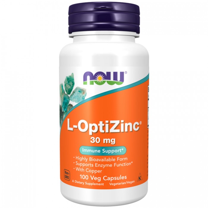 Витамины Now Foods L-OptiZinc 30 mg NF1510