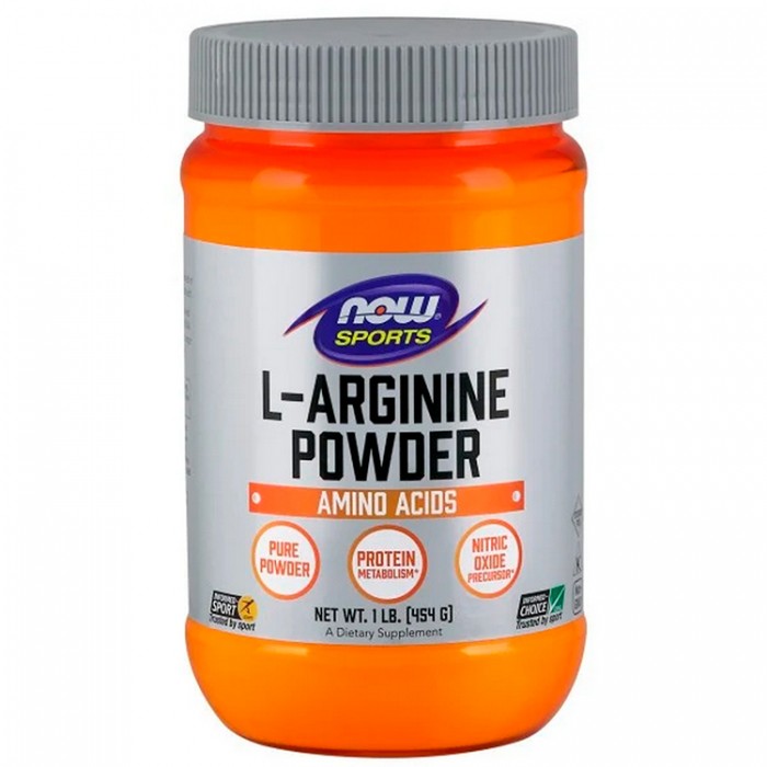 Arginina Now Sports ARGININE POWDER PURE 1 LB NS210