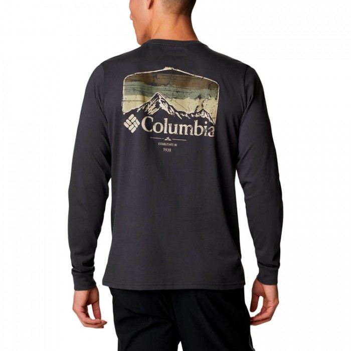 Толстовка Columbia Pikewood Graphic Long Sleeve Shirt 802159 - изображение №2