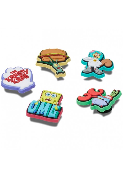 Джибитсы Crocs Spongebob 5 Pack