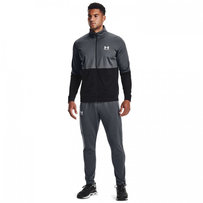 Pantaloni Under Armour UA PIQUE TRACK PANT 1366203-012 - imagine №5