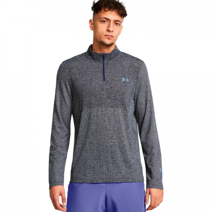 Hanorac Under Armour UA SEAMLESS STRIDE 1/4 ZIP 1378168-713 - imagine №3