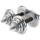 Gantera p/set 20 kg YORK Black Cast Iron Dumbbell Spinlock in PVC case 25013 - 3