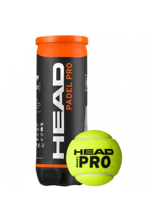 Набор мячей для падел-тенниса 3 шт HEAD PADEL PRO