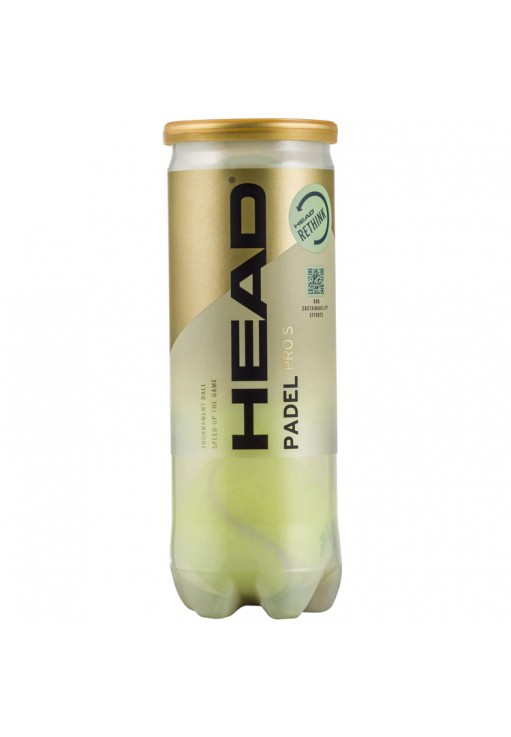 Набор мячей для падел-тенниса 3 шт HEAD PADEL PRO S