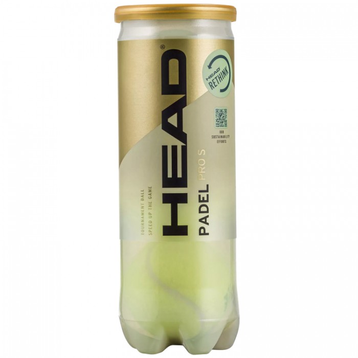 Set mingi p/u padel 3 buc HEAD PADEL PRO S 575713