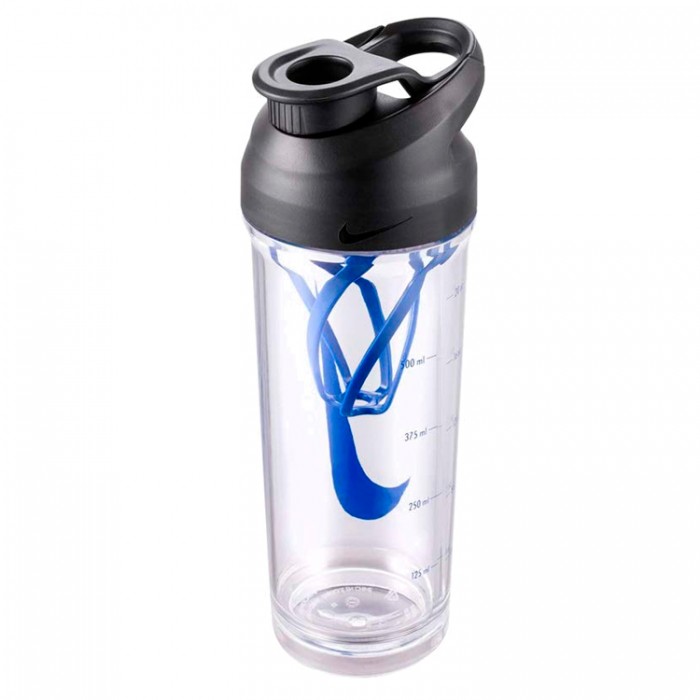 Бутылка Nike TR RECHARGE SHAKER BOTTLE 2.0 24 OZ CLEAR/BLACK/GAME ROYAL/GAME ROYAL N1010724913