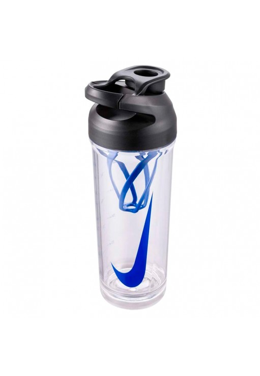Бутылка Nike TR RECHARGE SHAKER BOTTLE 2.0 24 OZ CLEAR/BLACK/GAME ROYAL/GAME ROYAL