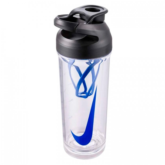 Бутылка Nike TR RECHARGE SHAKER BOTTLE 2.0 24 OZ CLEAR/BLACK/GAME ROYAL/GAME ROYAL N1010724913 - 2