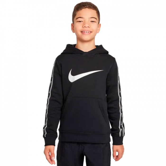 Толстовка Nike B NSW REPEAT SW FLC PO HOOD BB DZ5624-014 - изображение №3