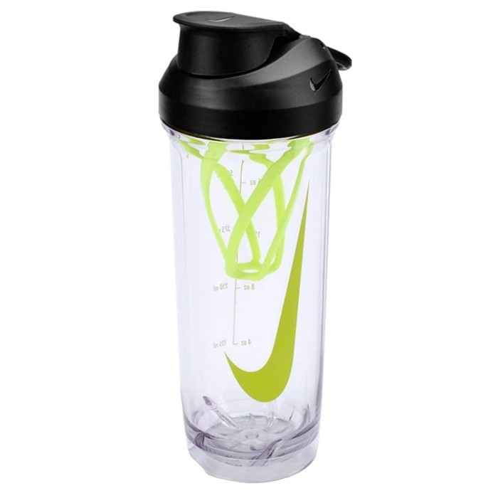 Бутылка Nike TR RECHARGE SHAKER BOTTLE 2.0 24 OZ CLEAR/BLACK/VOLT/VOLT N1010724914