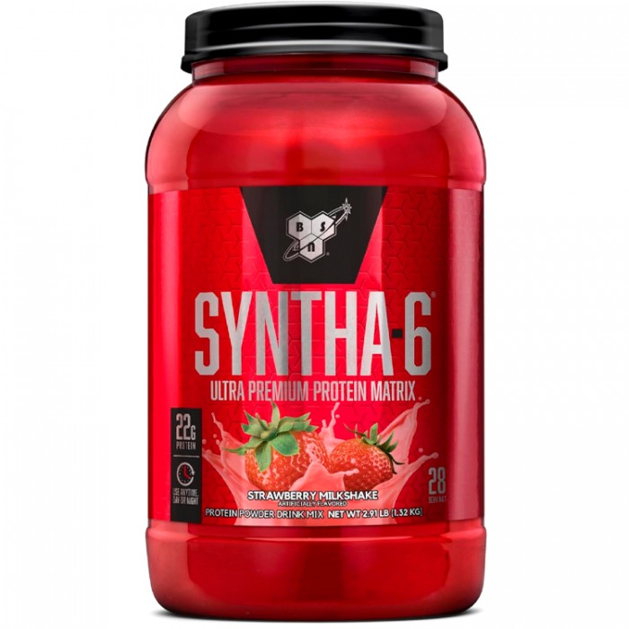 Proteine din zer BSN SYNTHA-6 Ultra Premium Protein Matrix, Strawberry Milkshake 2.91lb 1115915