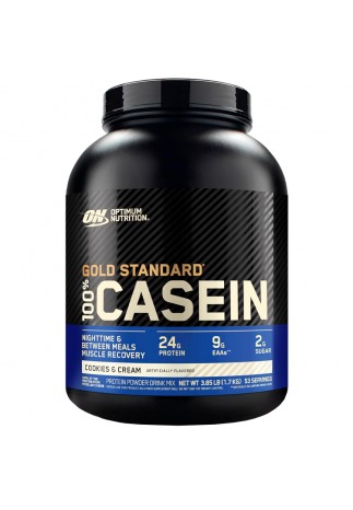 Cazeina Optimum Nutrition Gold Standard 100% CASEIN, Cookies & Cream 3.85lb