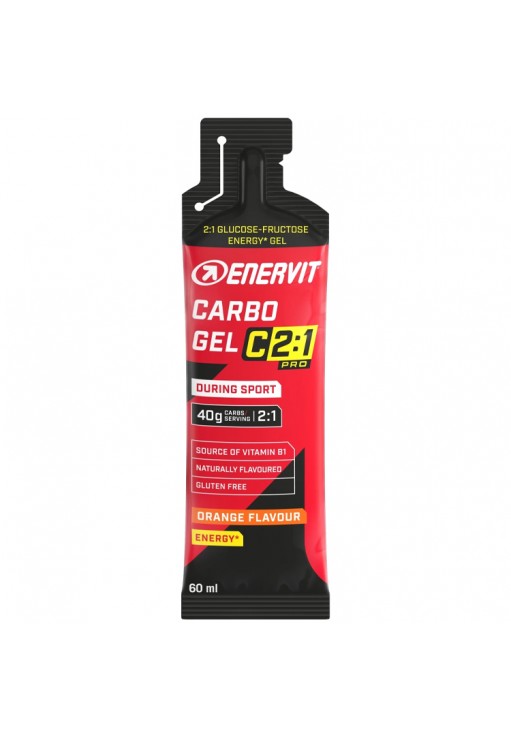 Supliment energetic ENERVIT Carbo Gel C2:1 orange