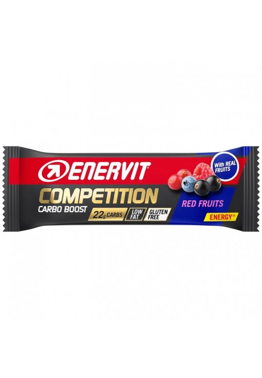 Энергетические батончики ENERVIT Competition Bar red fruit