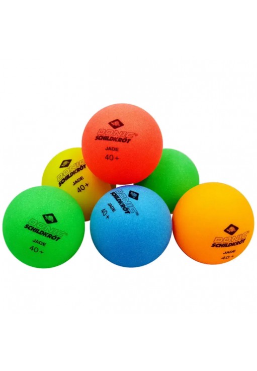 Набор мячей для настольного тенниса 6шт Donic Colour Popps Poly 40+ Ball