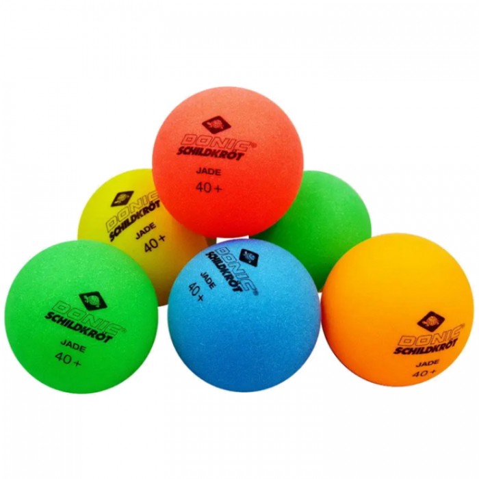 Набор мячей для настольного тенниса 6шт Donic Colour Popps Poly 40+ Ball 649015 - 2