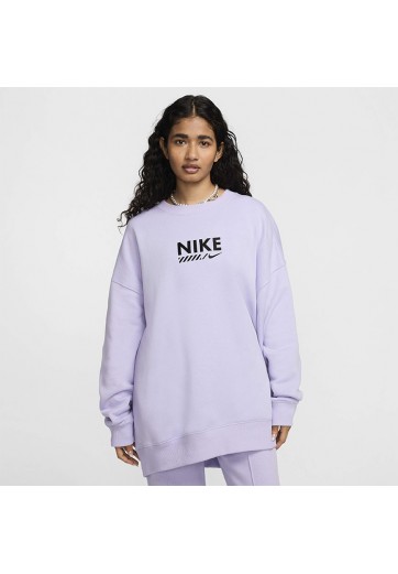 Толстовка Nike W NSW FLC OS CREW GLS