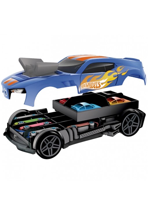 Игрушка машина Mattel Automobil de curse si garaj 2 in 1