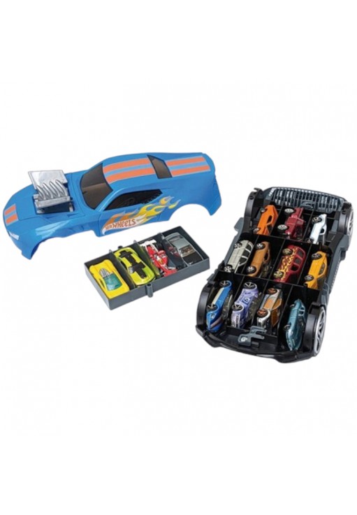 Jucarie masina Mattel Automobil de curse si garaj 2 in 1