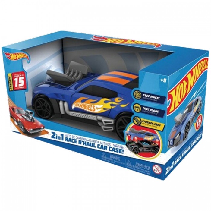 Игрушка машина Mattel Automobil de curse si garaj 2 in 1 HWCC15 - изображение №3
