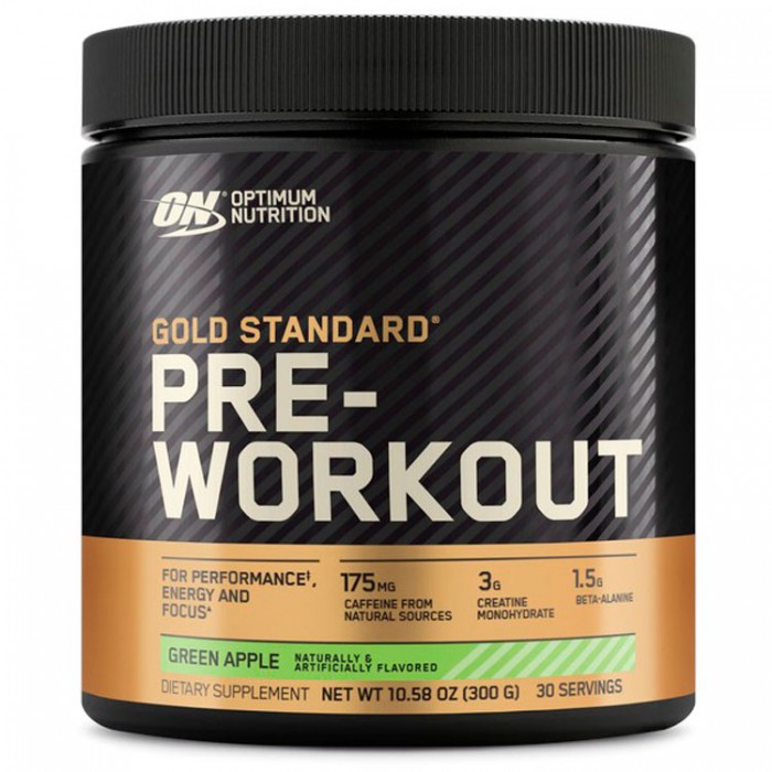 Предтренировочный комплекс Optimum Nutrition ON GS PRE-WORKOUT GREEN APPLE 300G 1101316
