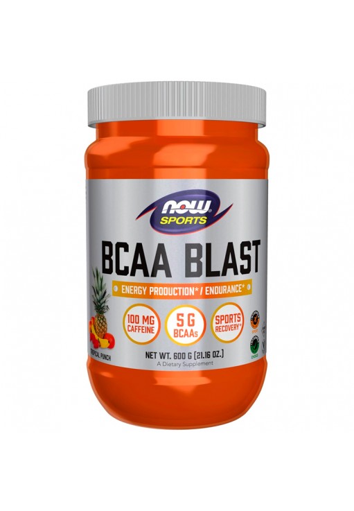 Complex Pre-antrenament Now Sports BCAA Blast Powder, Tropical Punch Flavor