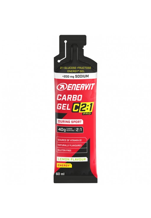 Энергетические добавки ENERVIT Carbo Gel C2:1+sodium lemon