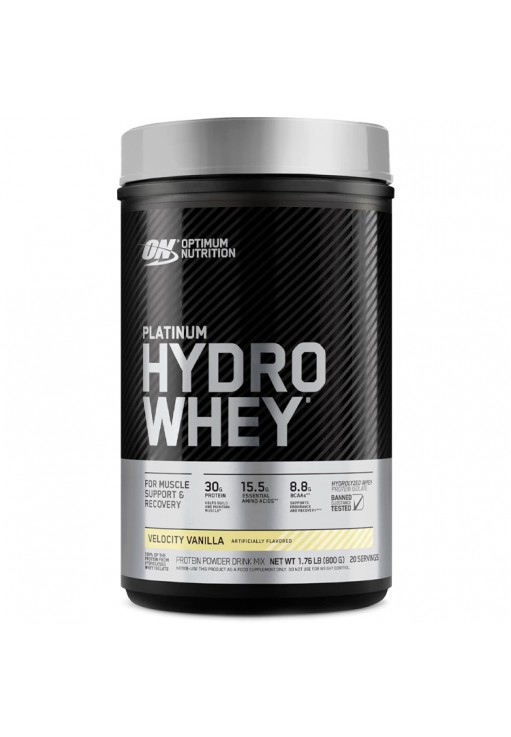 Гидролизат протеина Optimum Nutrition Platinum Hydro Whey Vanilla 1.76lb