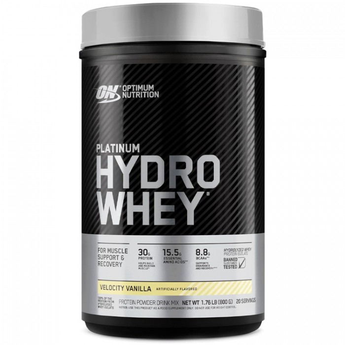 Гидролизат протеина Optimum Nutrition Platinum Hydro Whey Vanilla 1.76lb 1116318