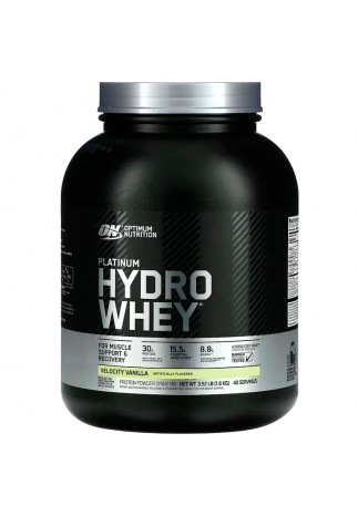 Гидролизат протеина Optimum Nutrition Platinum Hydro Whey Vanilla 3.52lb