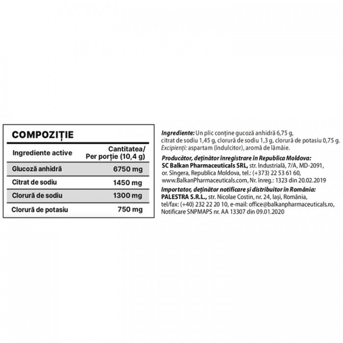 Vitamine Balkan Pharmaceuticals HIDROREG OPTIM powder N10 10.4 gr BF0419 - 2