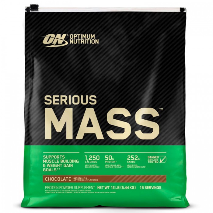 Гейнер Optimum Nutrition ON SERIOUS MASS CHOCOLATE 12LB 1099221