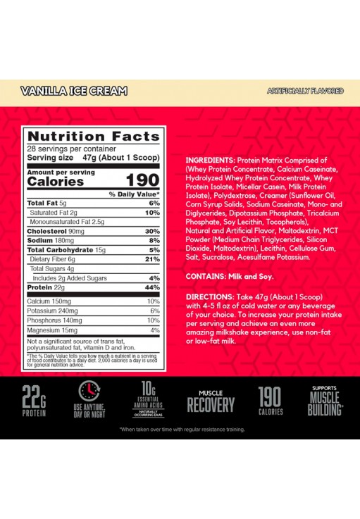 Сывороточный протеин BSN Syntha-6 Ultra Premium Protein Matrix Chocolate Milkshake 2.91lb